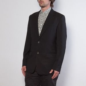 Versace Modern Men's Black Slim Fit Blazer